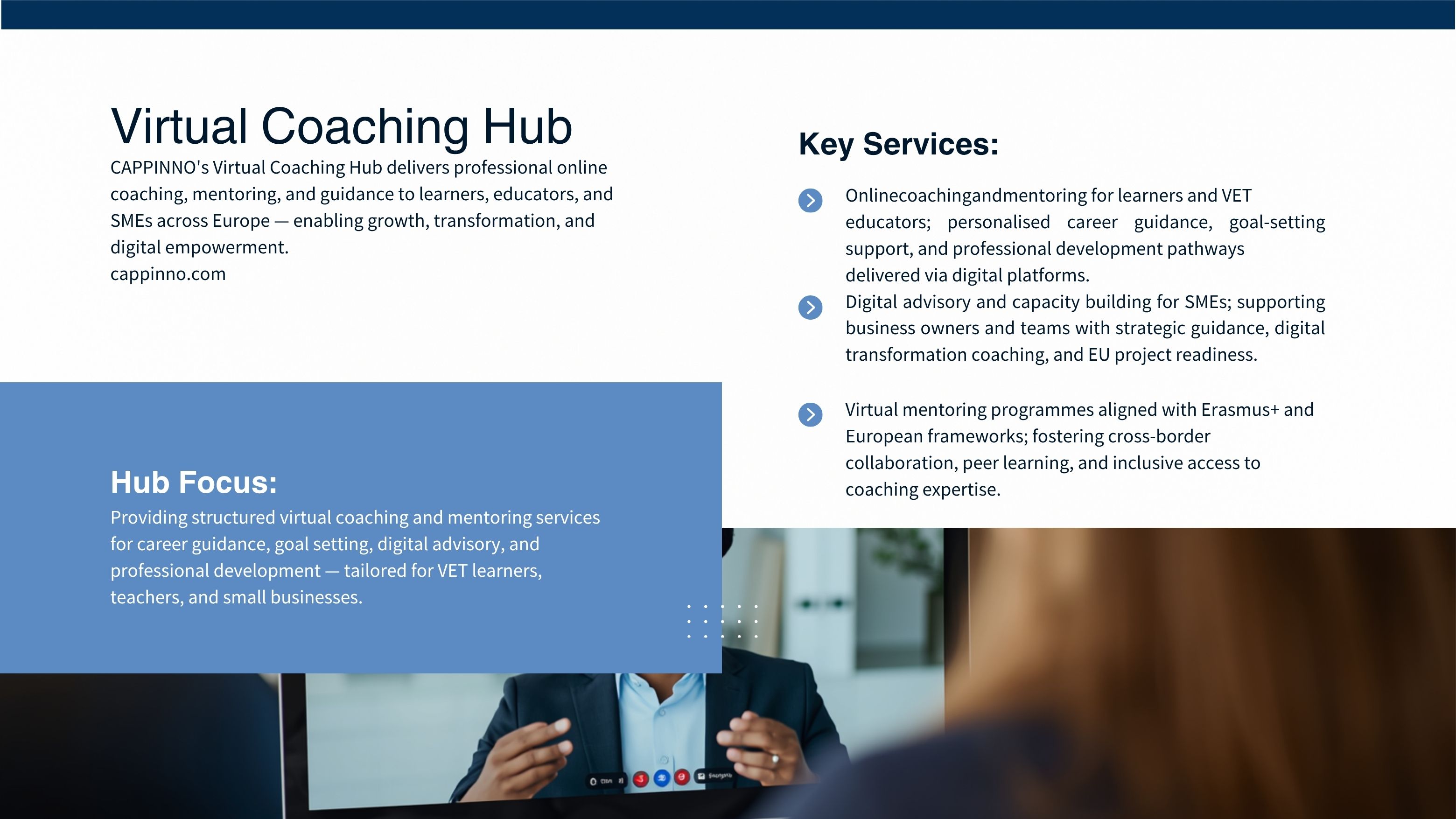 CAPPINNO Virtual Coaching Hub